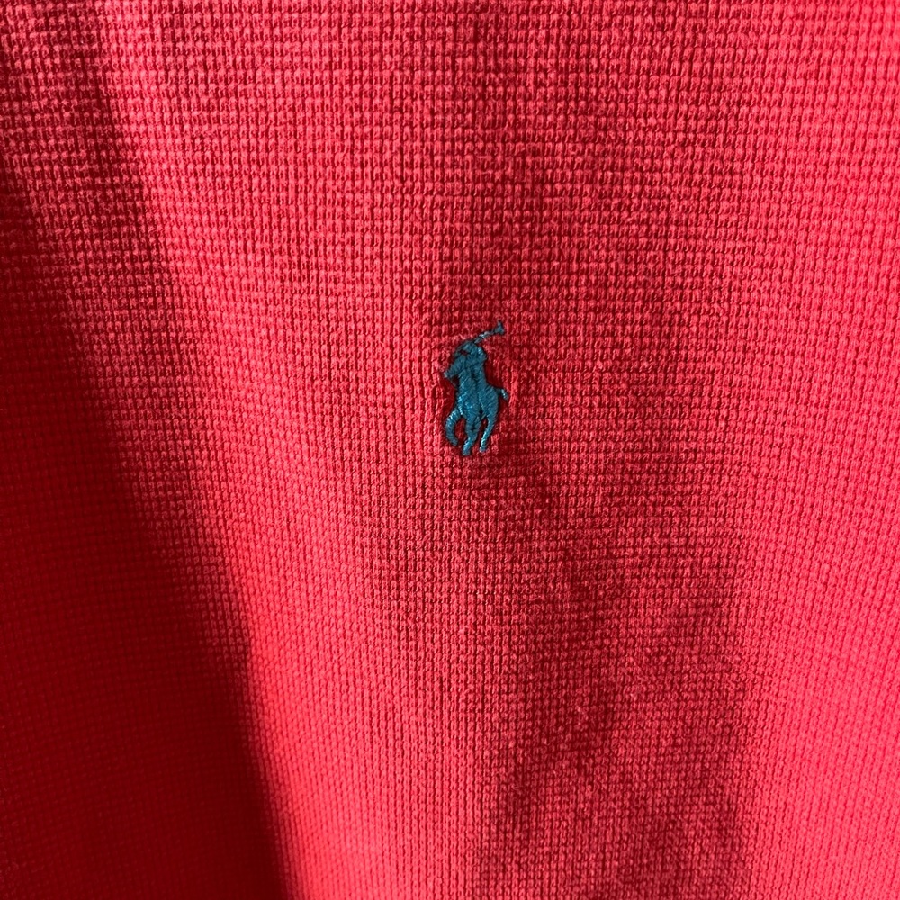 Polo Ralph Lauren Women’s Red Crewneck T-Shirt Short Sleeve 100% Cotton S/P - Picture 7 of 7